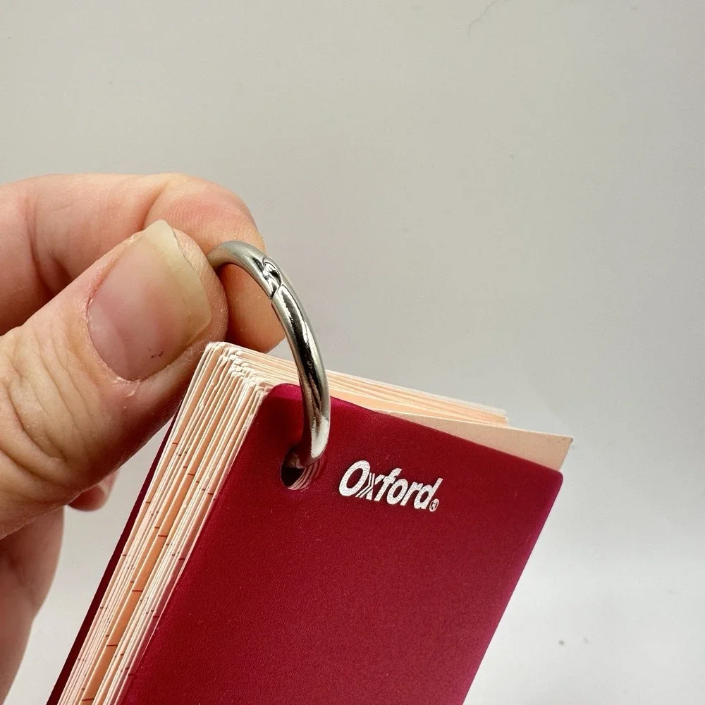 VTG‎ Mini Oxford Keychain Notebook Pad Paper Y2K 2000's 3